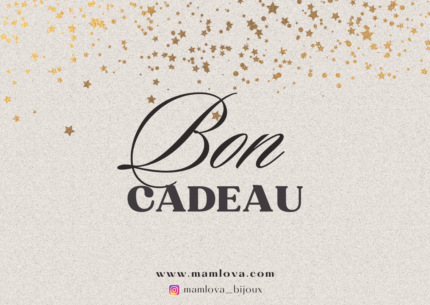 Carte cadeau Mamlova